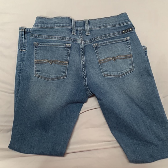 Medium Wash Lucky Brand Skinny Jeans - Picture 5 of 5